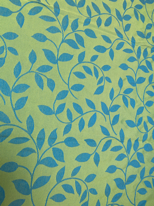 2 3/4 Yard Piece - Green Leaves