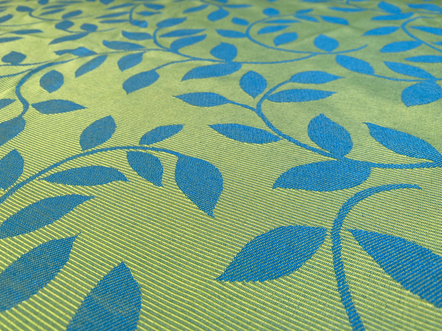 2 3/4 Yard Piece - Green Leaves