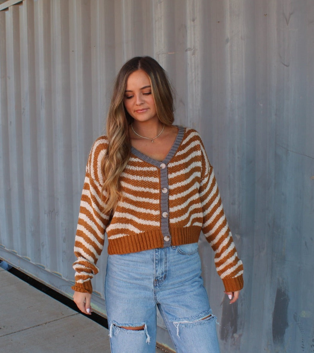 Secrets Stripe Cardi