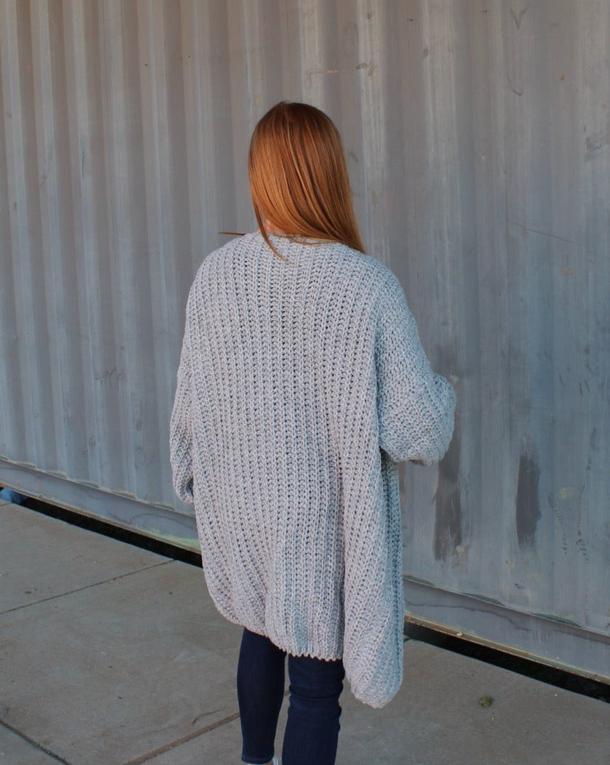 Cover Your Bases Oversized Sweater Cardigan