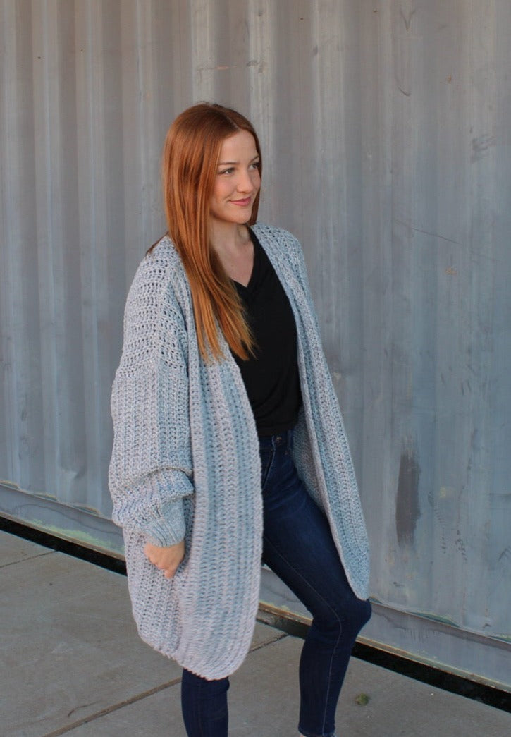 Cover Your Bases Oversized Sweater Cardigan