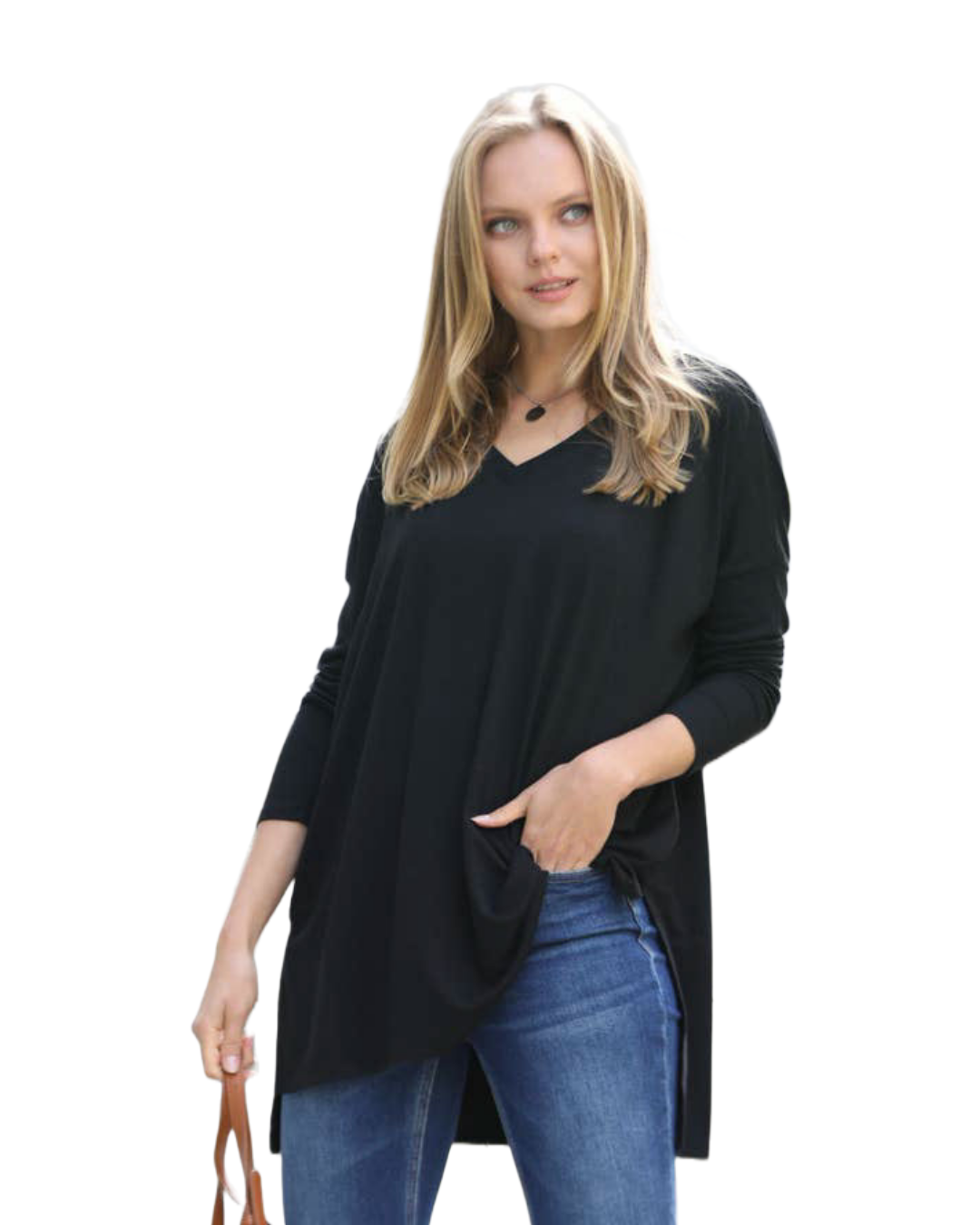 Softie Long Sleeve Tee - Black