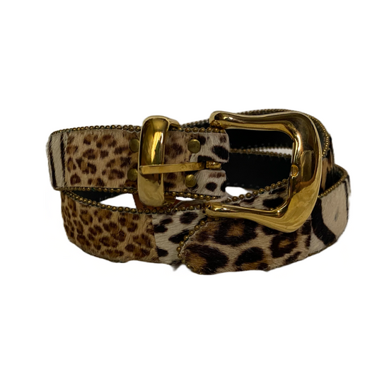 Vintage animal print belt