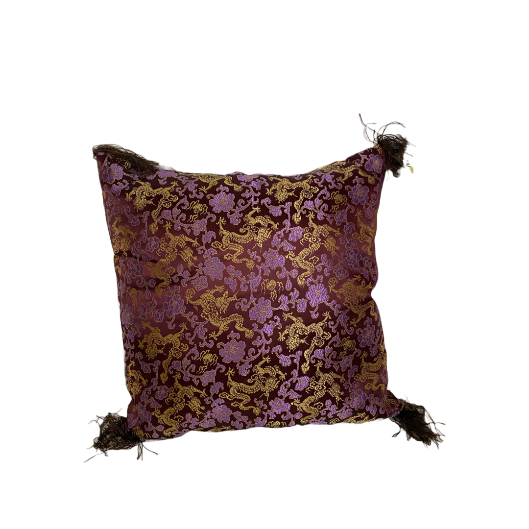 Vintage floral cushion