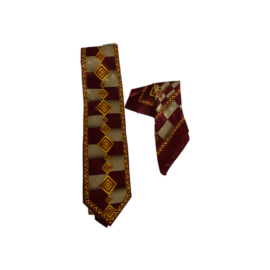 Gryffindor Neck Tie and Handkerchief